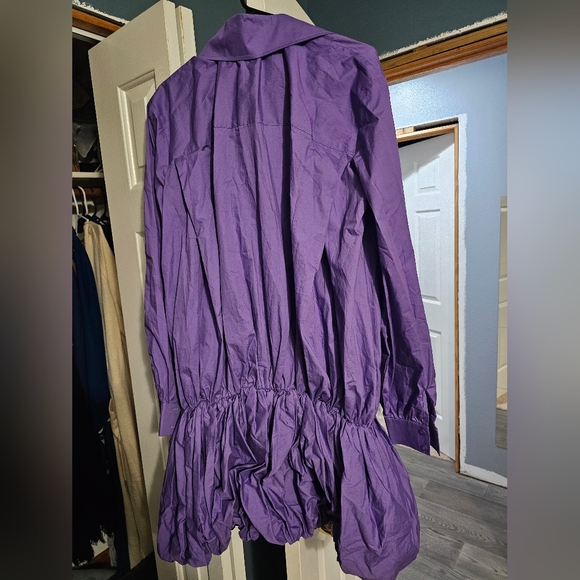 Hanifa Tia Bubble Shirt Dress - Picture 3 of 4